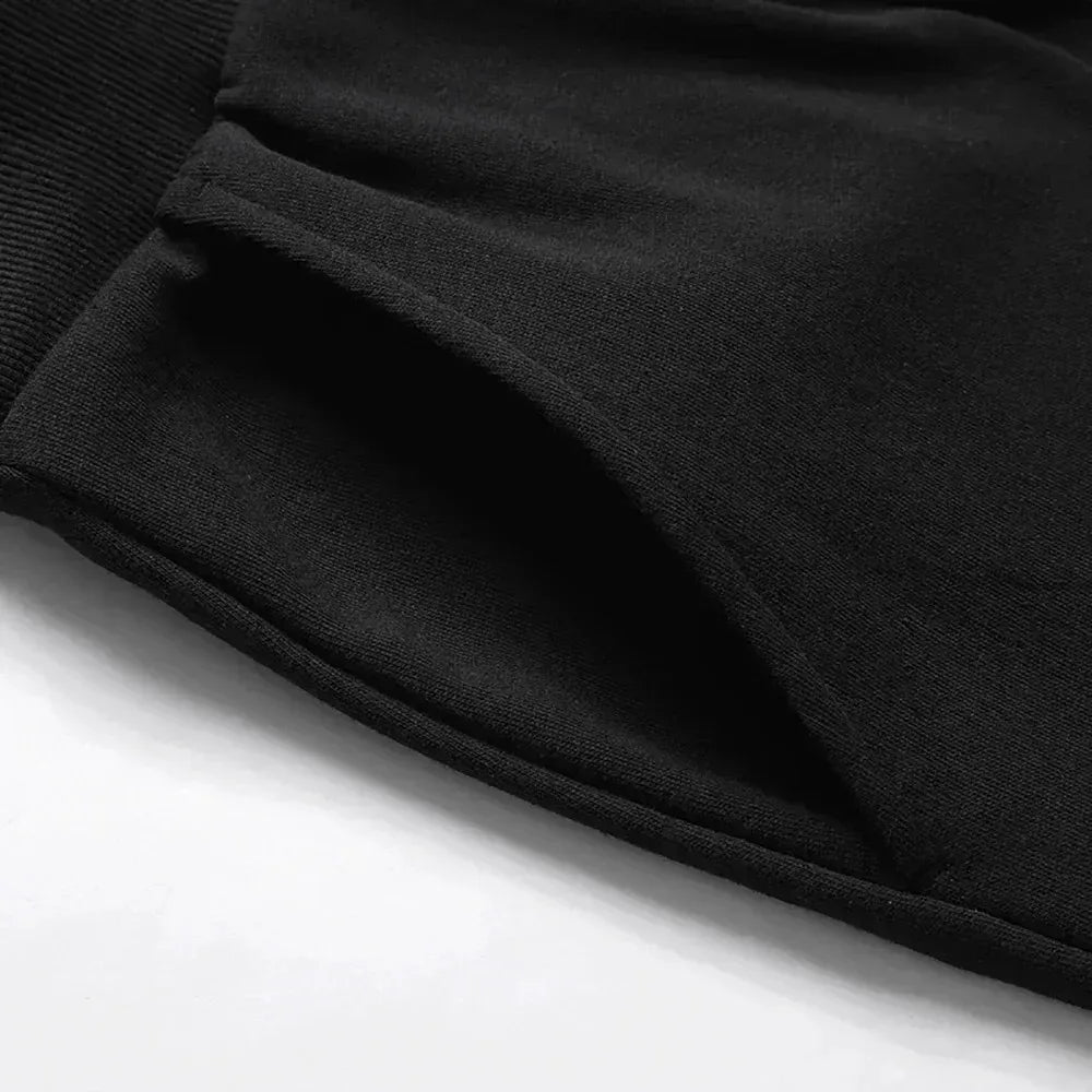 Cotton Gray Straight Leg Sweatpants Men's Women's Trendy Thick Sports and Leisure Pants Spring and Autumn New Versatile Pants